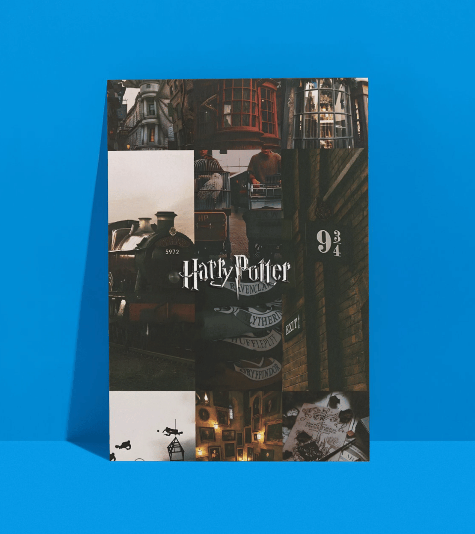 Harry potter collage Wall Poster | Harry Potter | Pop Culture Print