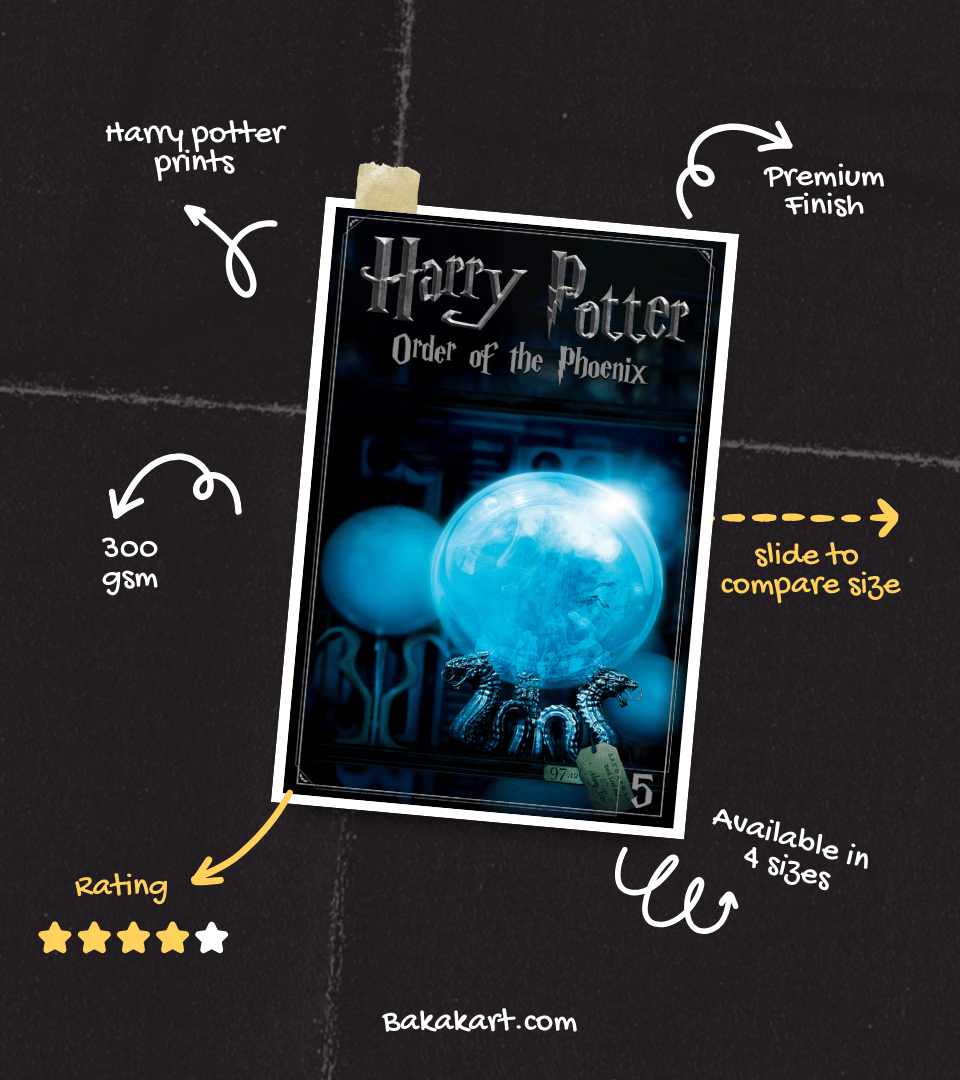 Order of the Phoenix Wall Poster | Harry Potter | Pop Culture Print