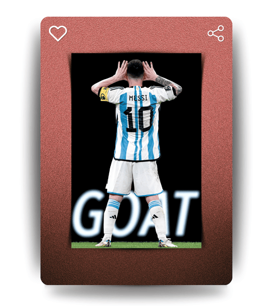 Lionel Messi Wall Poster | Football | Sport Print