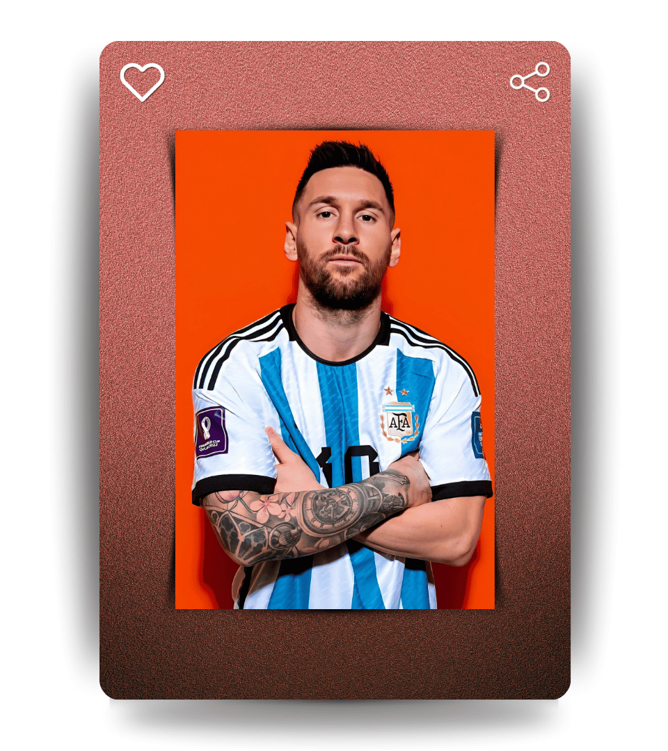 Lionel Messi Wall Poster | Football | Sport Print