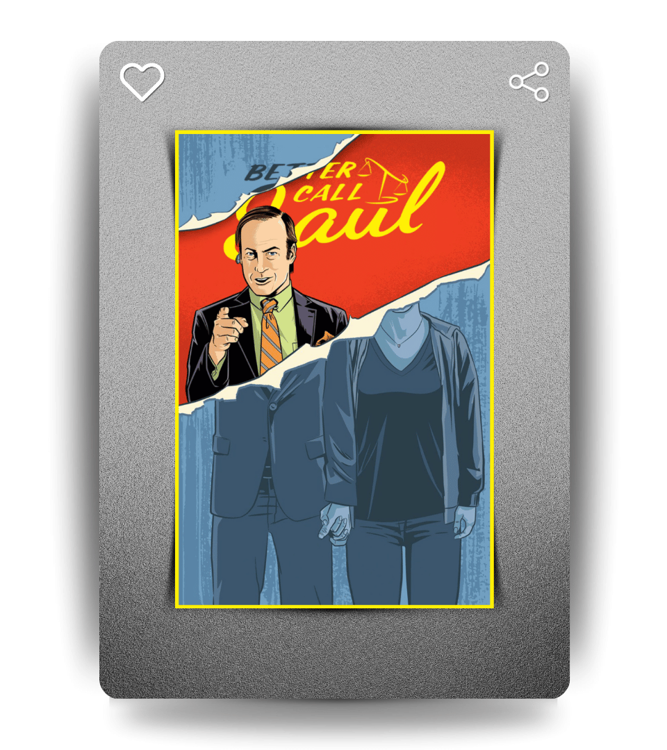 Better Call Saul Wall Poster | TV Series | Pop Culture Print