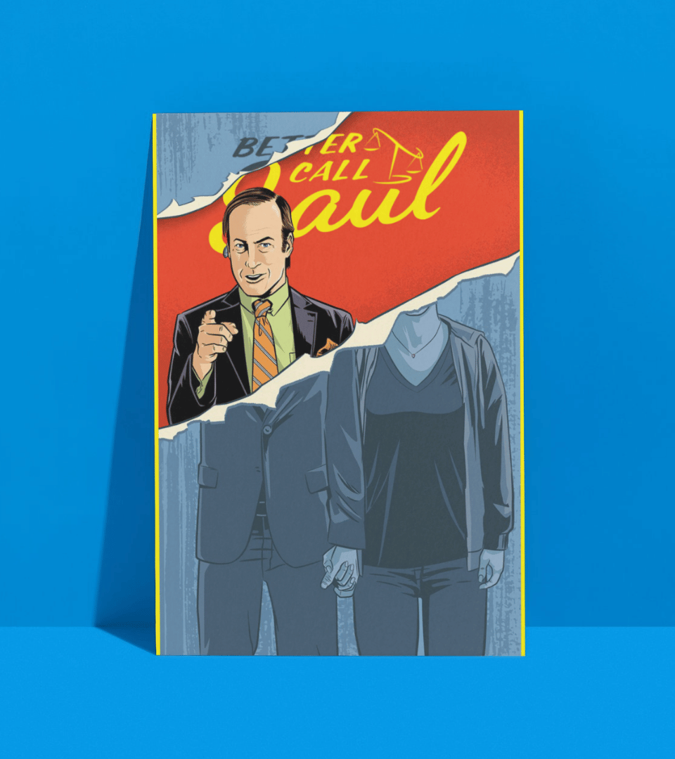 Better Call Saul Wall Poster | TV Series | Pop Culture Print