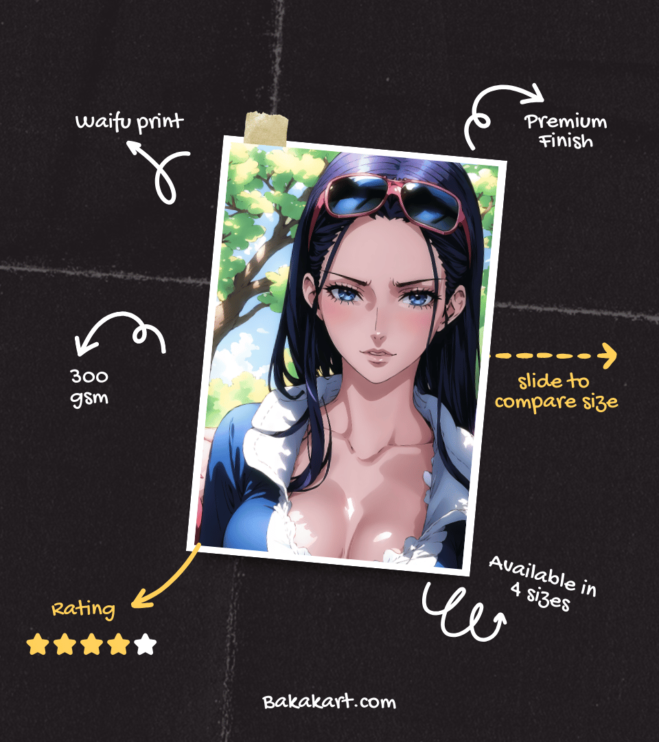 Nico Robin Waifu Wall Poster | One Piece | Anime Print