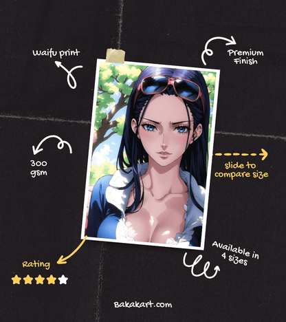 Nico Robin Waifu Wall Poster | One Piece | Anime Print