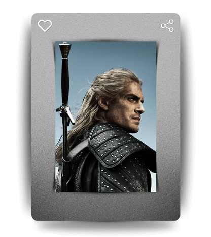 White Wolf Wall Poster | Witcher | Pop Culture Print