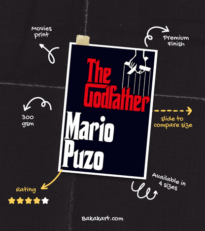 The Godfather Wall Poster | Movies | Pop Culture Print