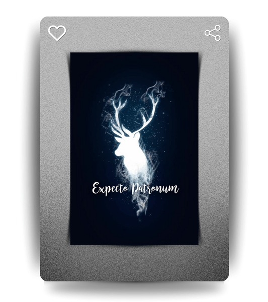 Expecto Patronum Wall Poster | Harry Potter | Pop Culture Print