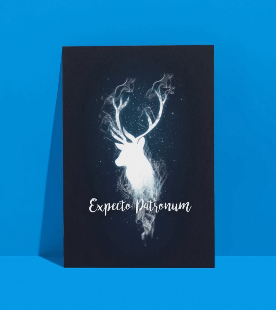 Expecto Patronum Wall Poster | Harry Potter | Pop Culture Print