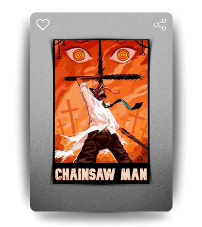 Chainsaw man Wall Poster | Chainsaw Man | Anime Print