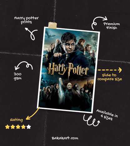 Harry Potter Wall Poster | Harry Potter | Pop Culture Print