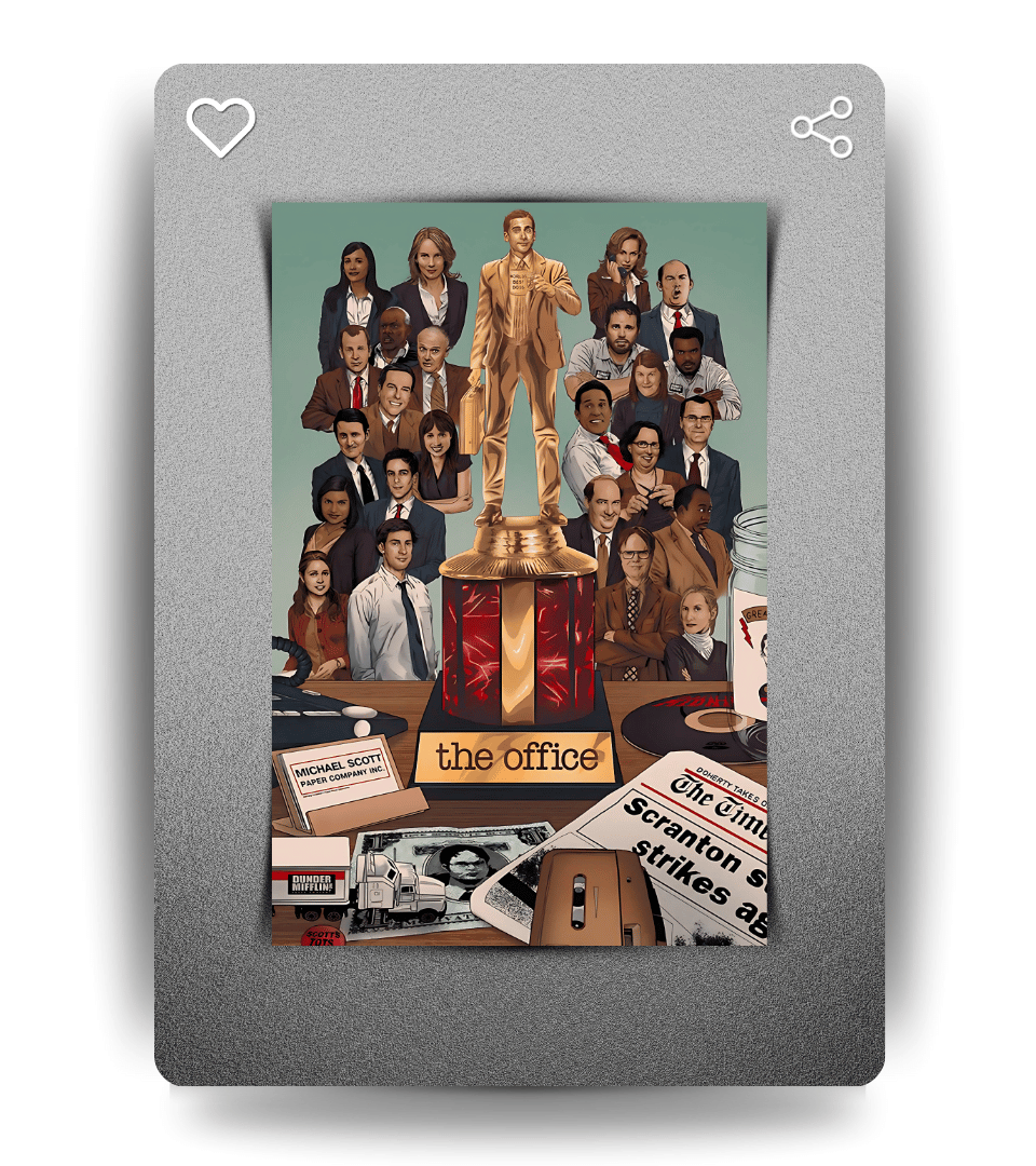 The Office Wall Poster | TV Series | Pop Culture Print