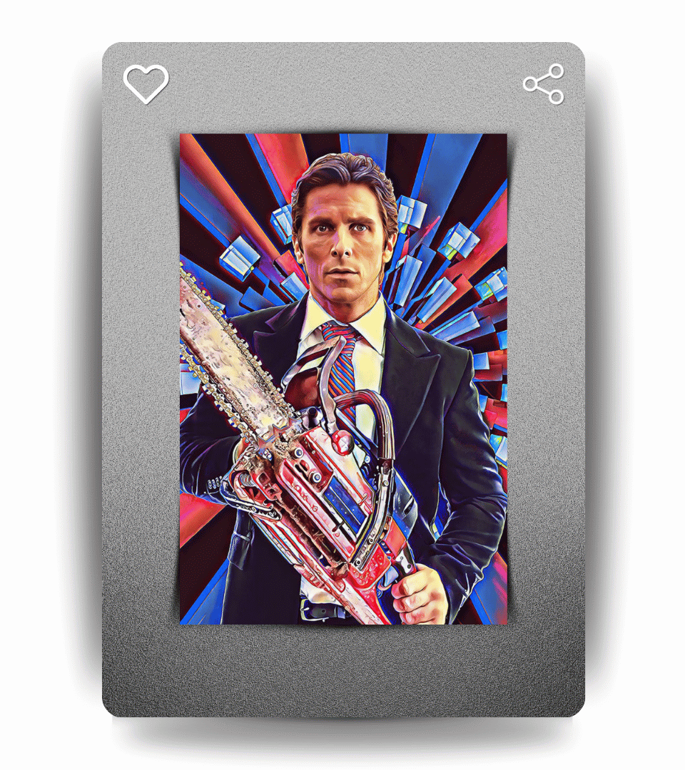 Patrick Bateman Wall Poster | Movies | Pop Culture Print