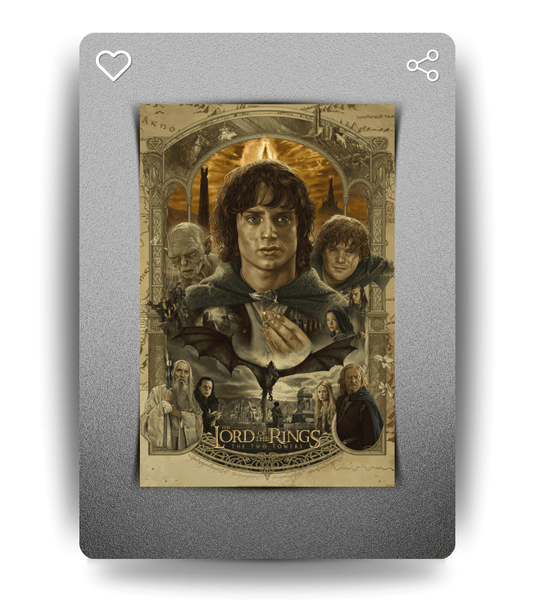 Lord of the Rings Wall Poster | Movies | Pop Culture Print