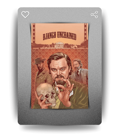 Django Unchained Wall Poster | Movies | Pop Culture Print