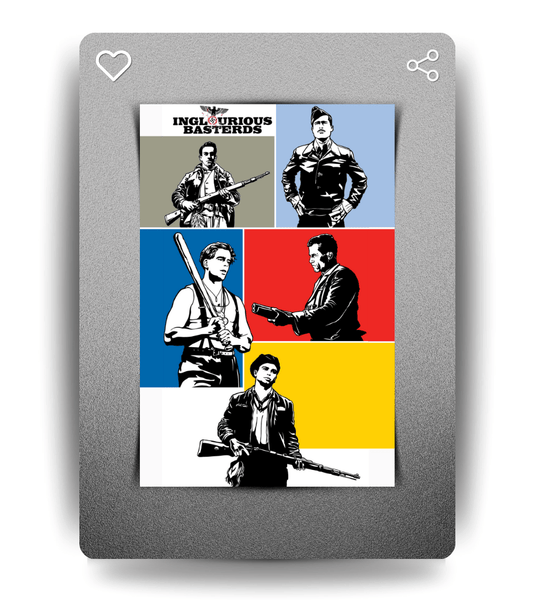 Inglourious Basterds Wall Poster | Movies | Pop Culture Print