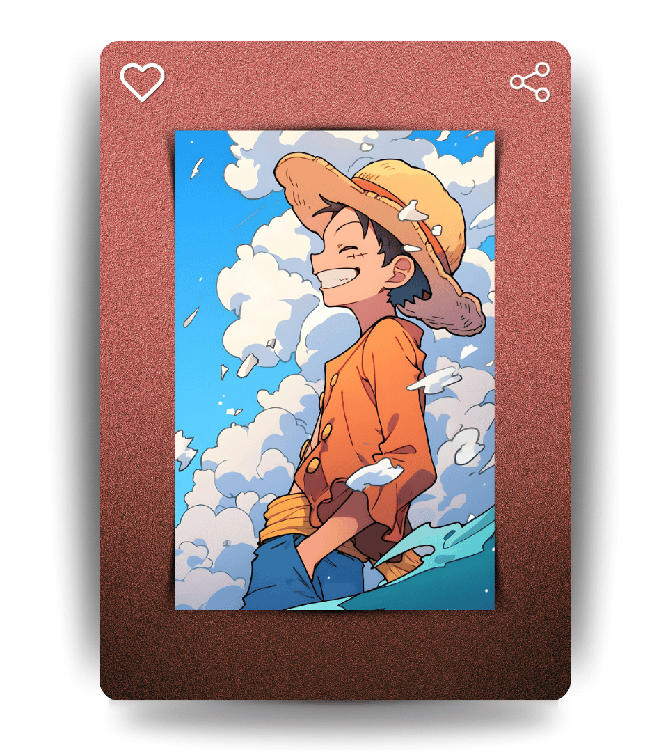 Luffy Aesthetic Wall Poster | One Piece | Anime Print