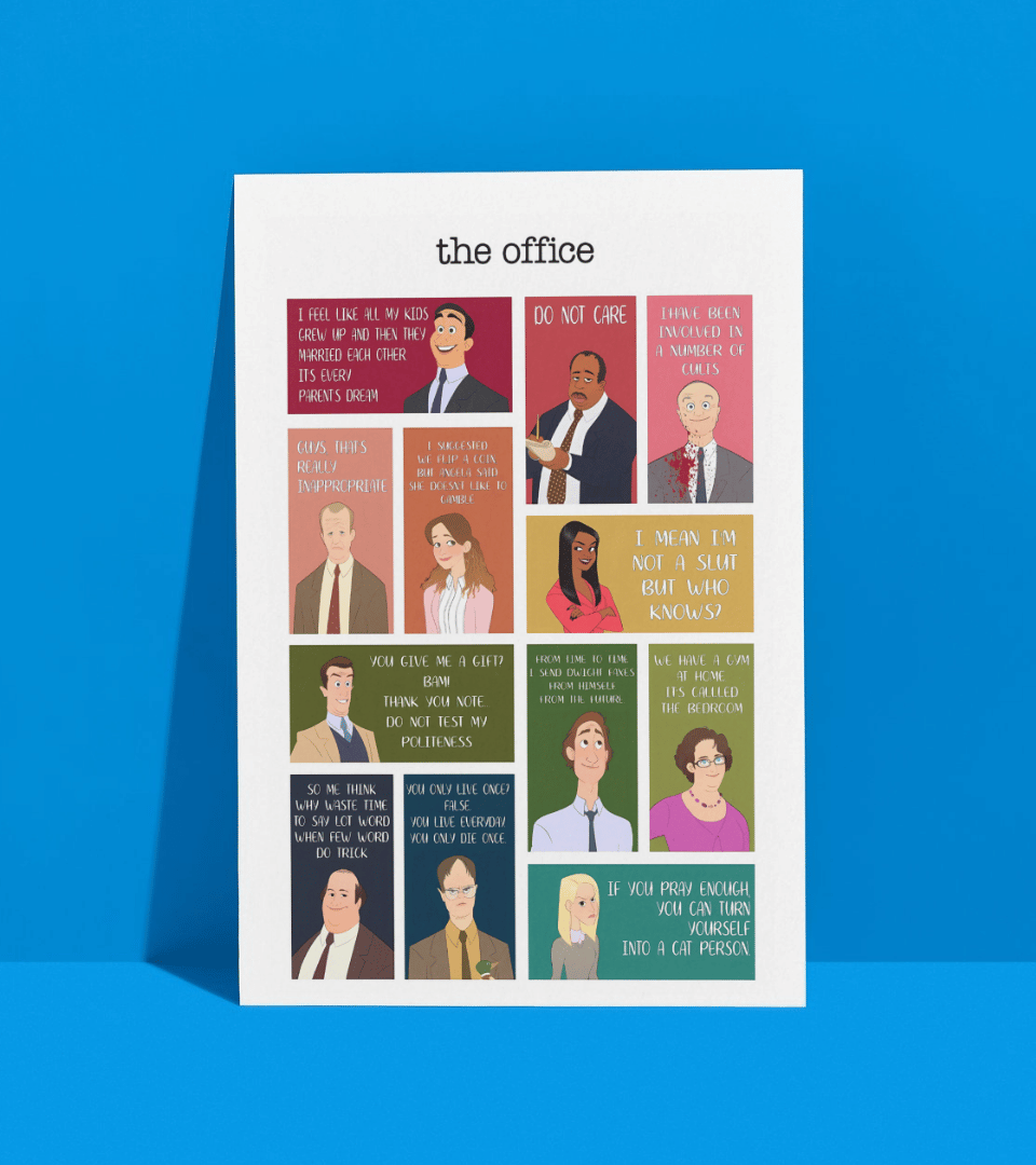 The Office Wall Poster | TV Series | Pop Culture Print