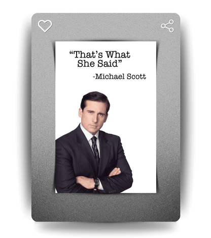 That's What She Said Wall Poster | The Office | Pop Culture Print