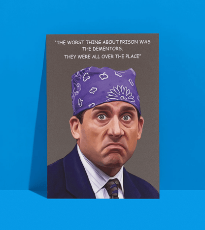 Prison Mike Wall Poster | The Office | Pop Culture Print