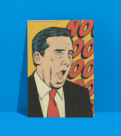 Michael Scott 'NOOOO' Wall Poster | The Office | Pop Culture Print