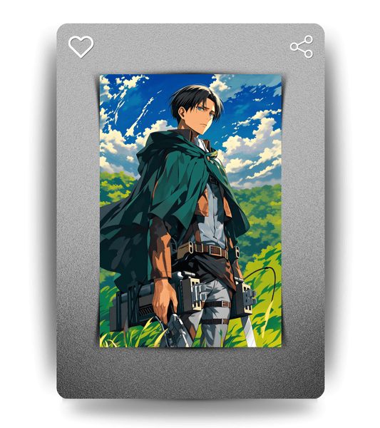 Levi Ackerman Wall Poster | Attack On Titan | Anime Print