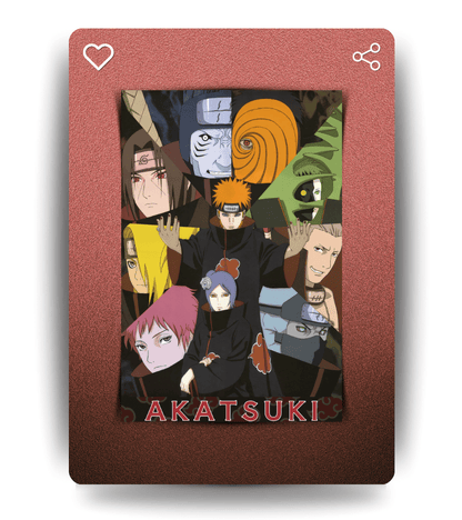 Akatsuki Wall Poster | Naruto | Anime Print