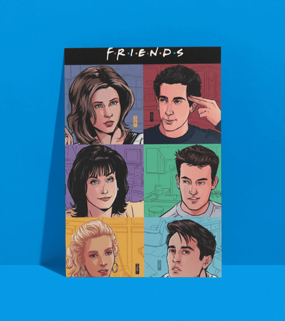 Friends Wall Poster | TV Series | Pop Culture Print