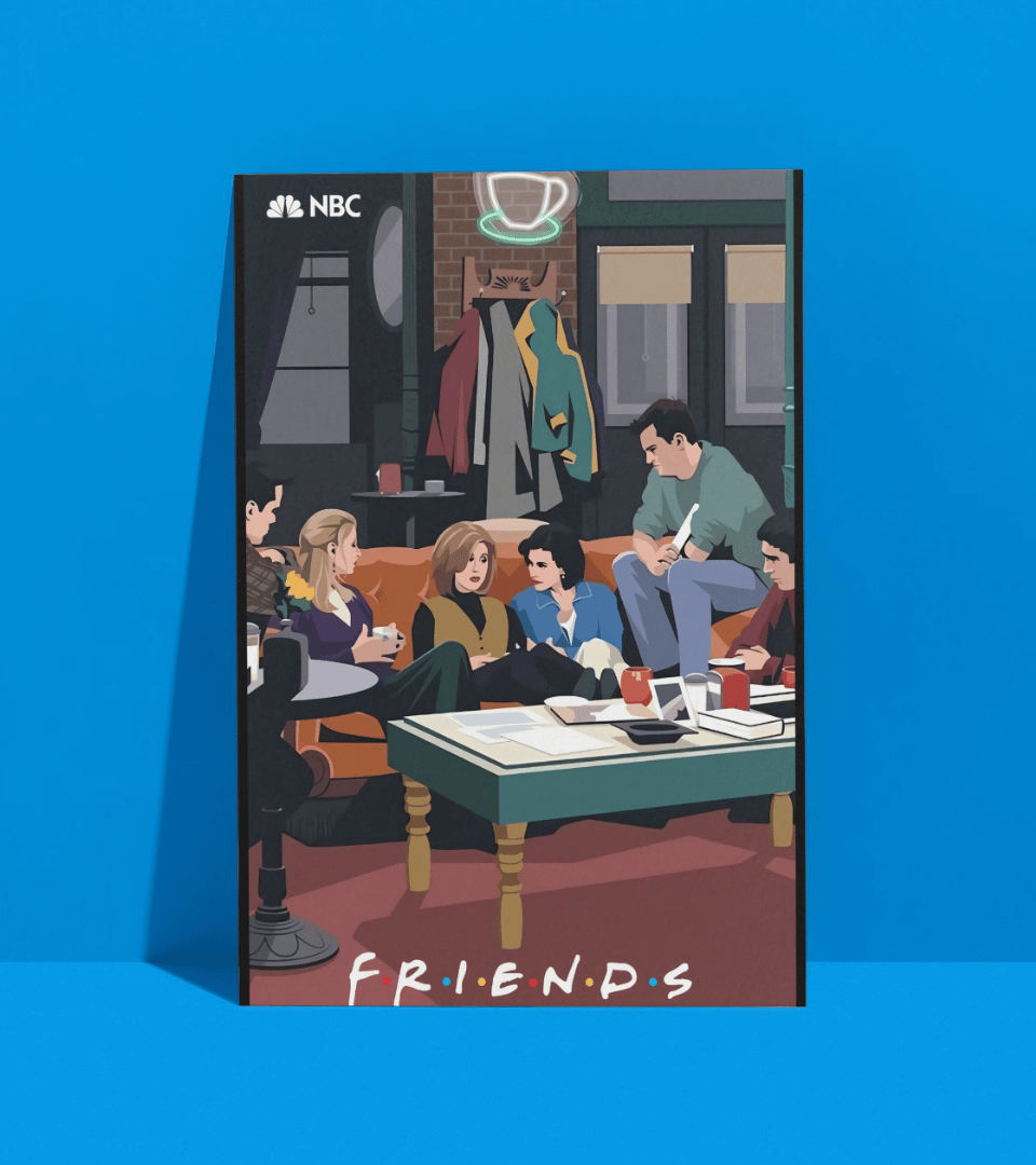 Central Perk Vibes Wall Poster | Friends | Pop Culture Print