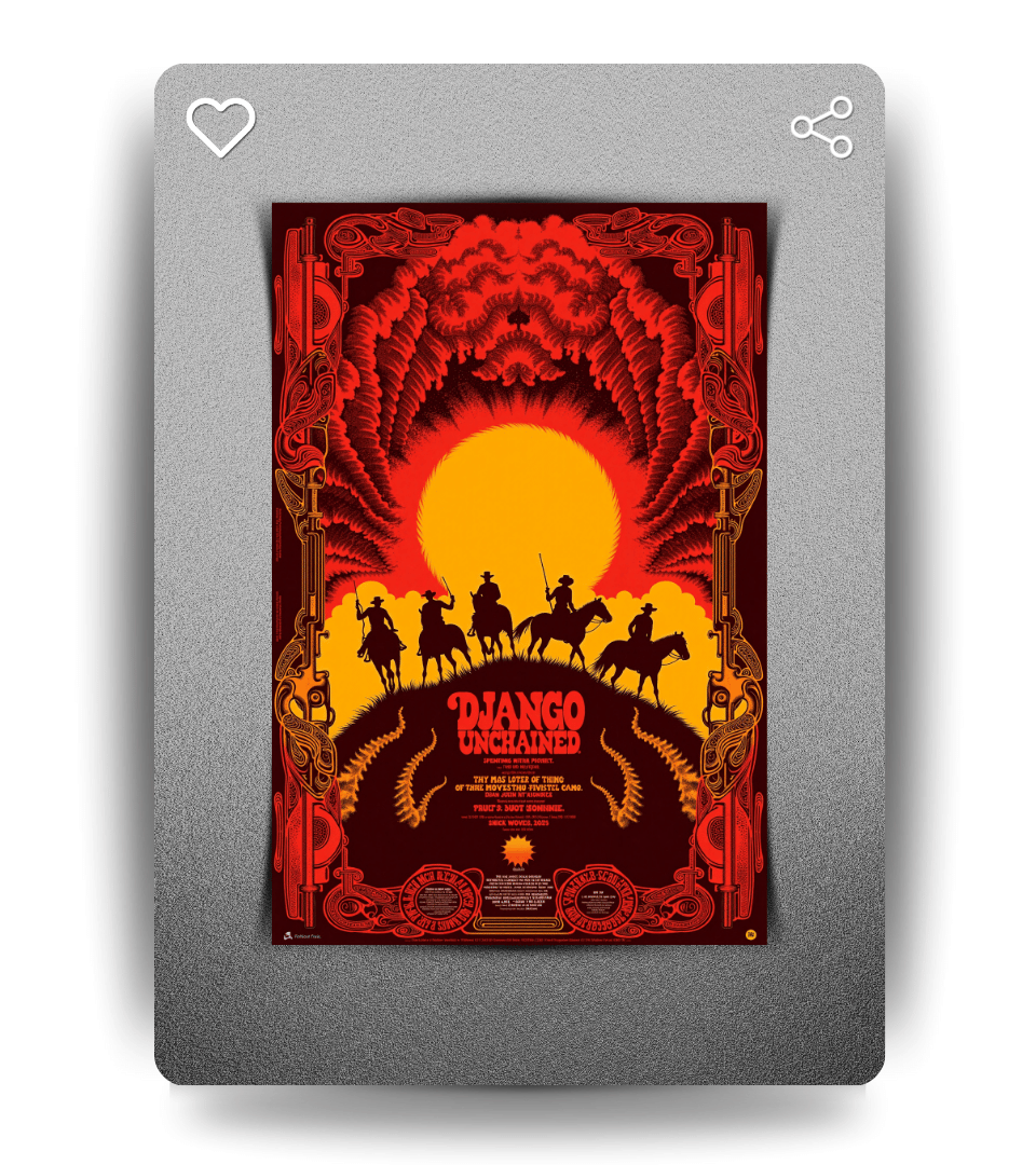 Django Unchained Wall Poster | Movies | Pop Culture Print