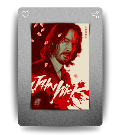 John Wick Wall Poster | Movies | Pop Culture Print