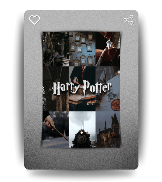 Harry potter collage Wall Poster | Harry Potter | Pop Culture Print