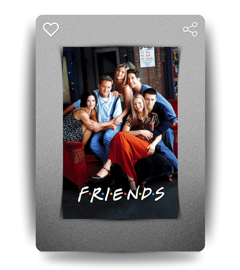 Friends Wall Poster | TV Series | Pop Culture Print