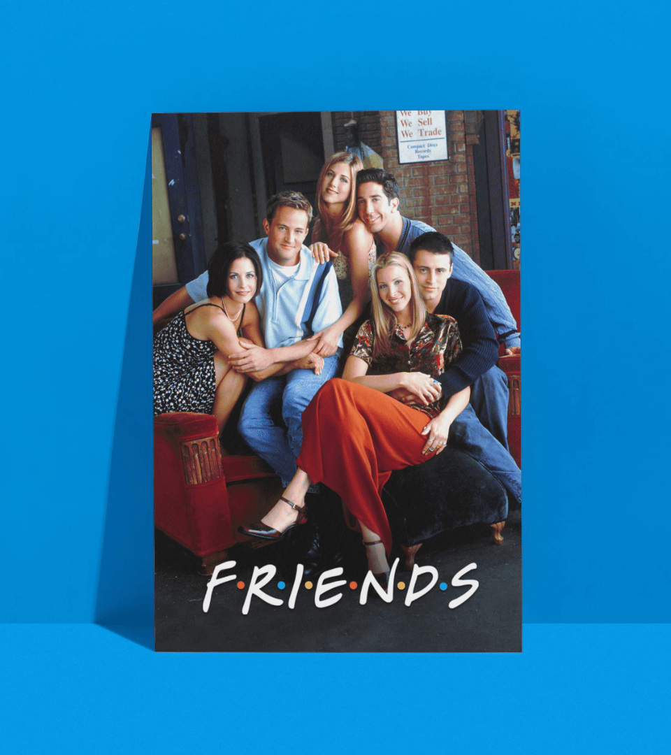 Friends Wall Poster | TV Series | Pop Culture Print