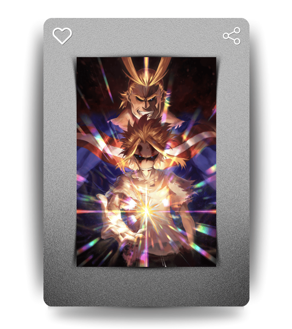 All Might Wall Poster | My Hero Academia | Anime Print