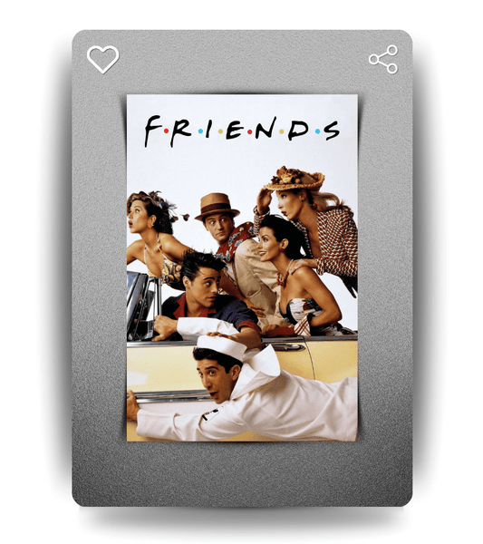 Friends Wall Poster | TV Series | Pop Culture Print