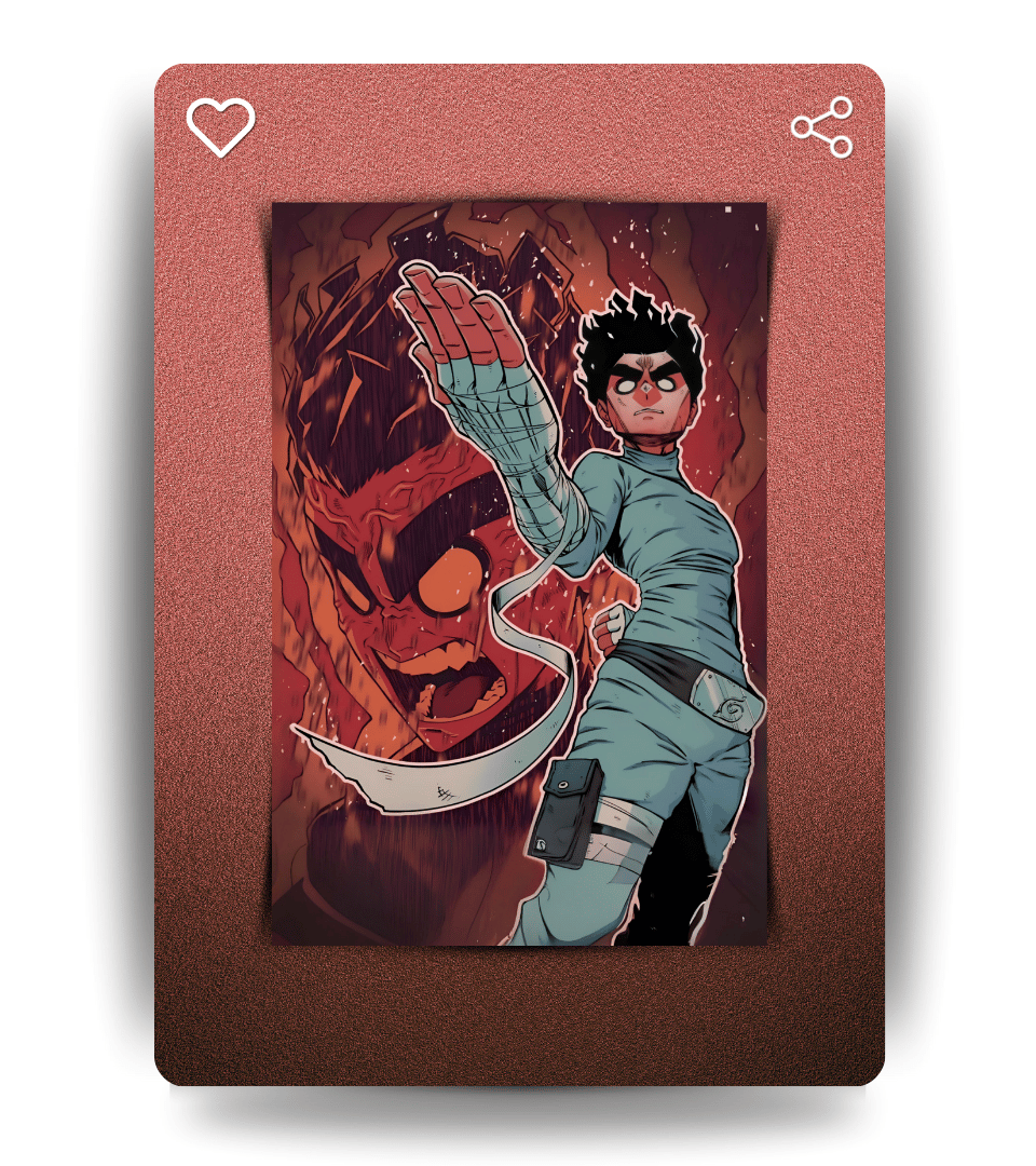 Rock Lee Wall Poster | Naruto | Anime Print