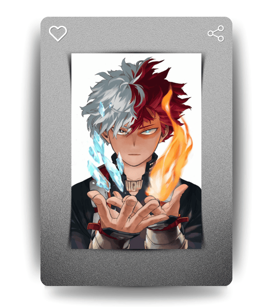 Shoto Todoroki Wall Poster | My Hero Academia | Anime Print