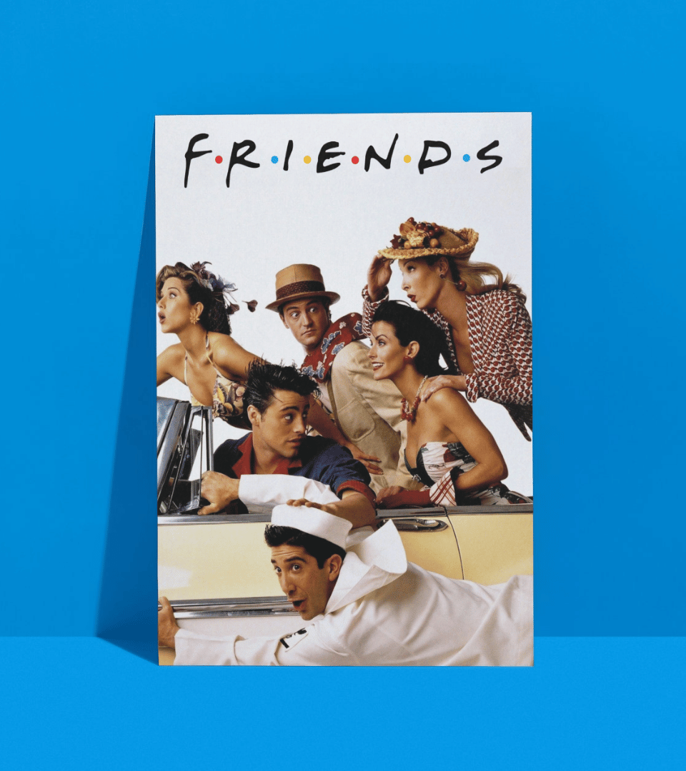 Friends Wall Poster | TV Series | Pop Culture Print