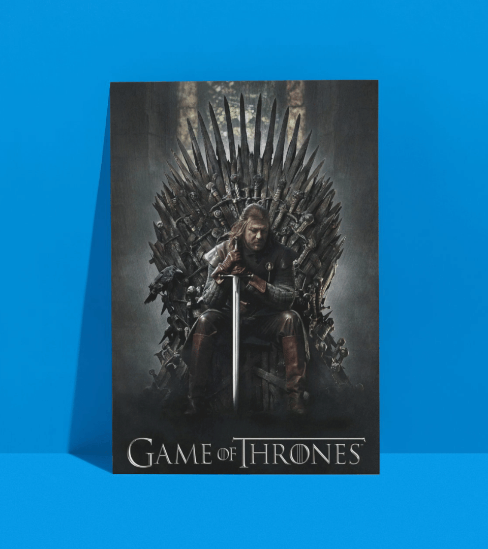 Ned Stark Wall Poster | Game Of Thrones | Pop Culture Print