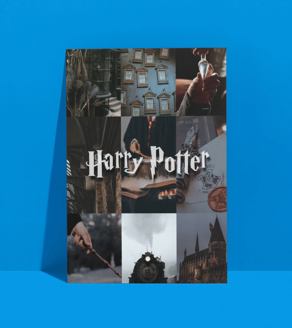 Harry potter collage Wall Poster | Harry Potter | Pop Culture Print