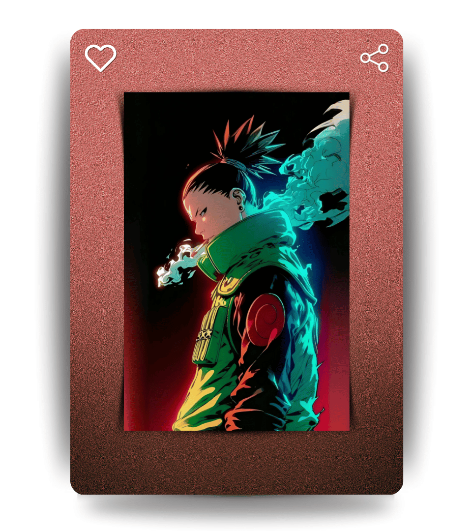 Shikamaru Wall Poster | Naruto | Anime Print