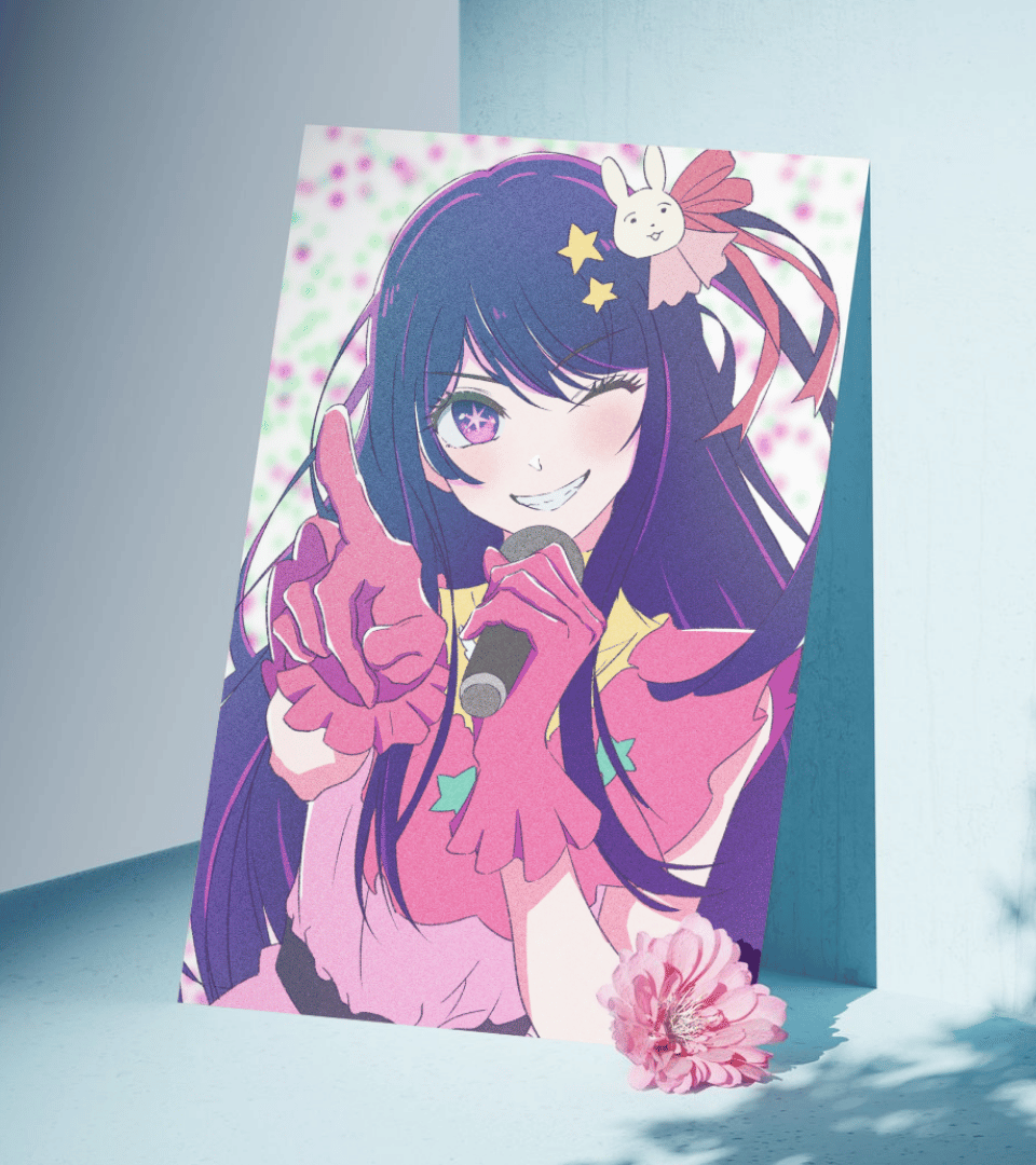 Ai Hoshino Waifu Wall Poster | Oshi no Ko | Anime Print