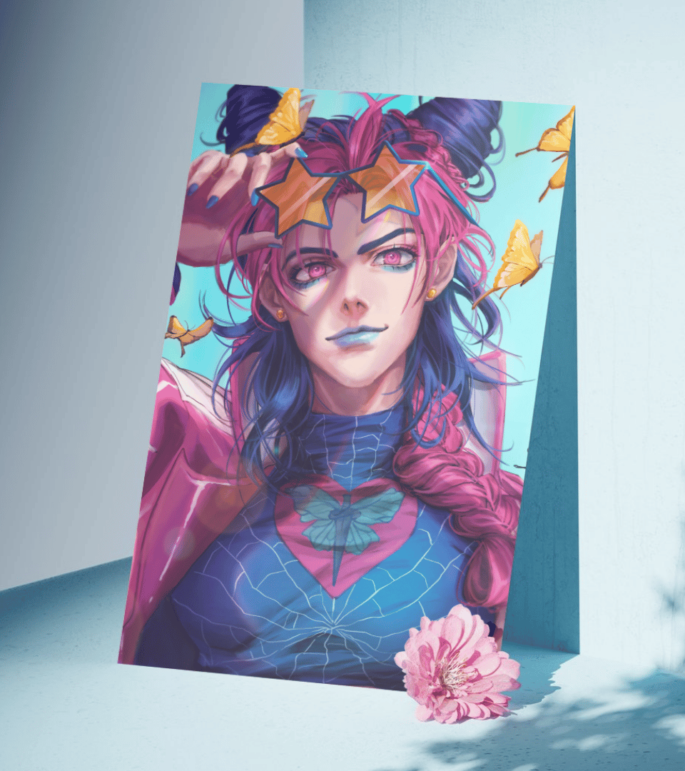 Jolyne Waifu Wall Poster | JoJo's Bizarre Adventure | Anime Print