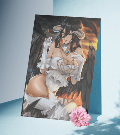 Albedo Waifu Wall Poster | Overlord | Anime Print