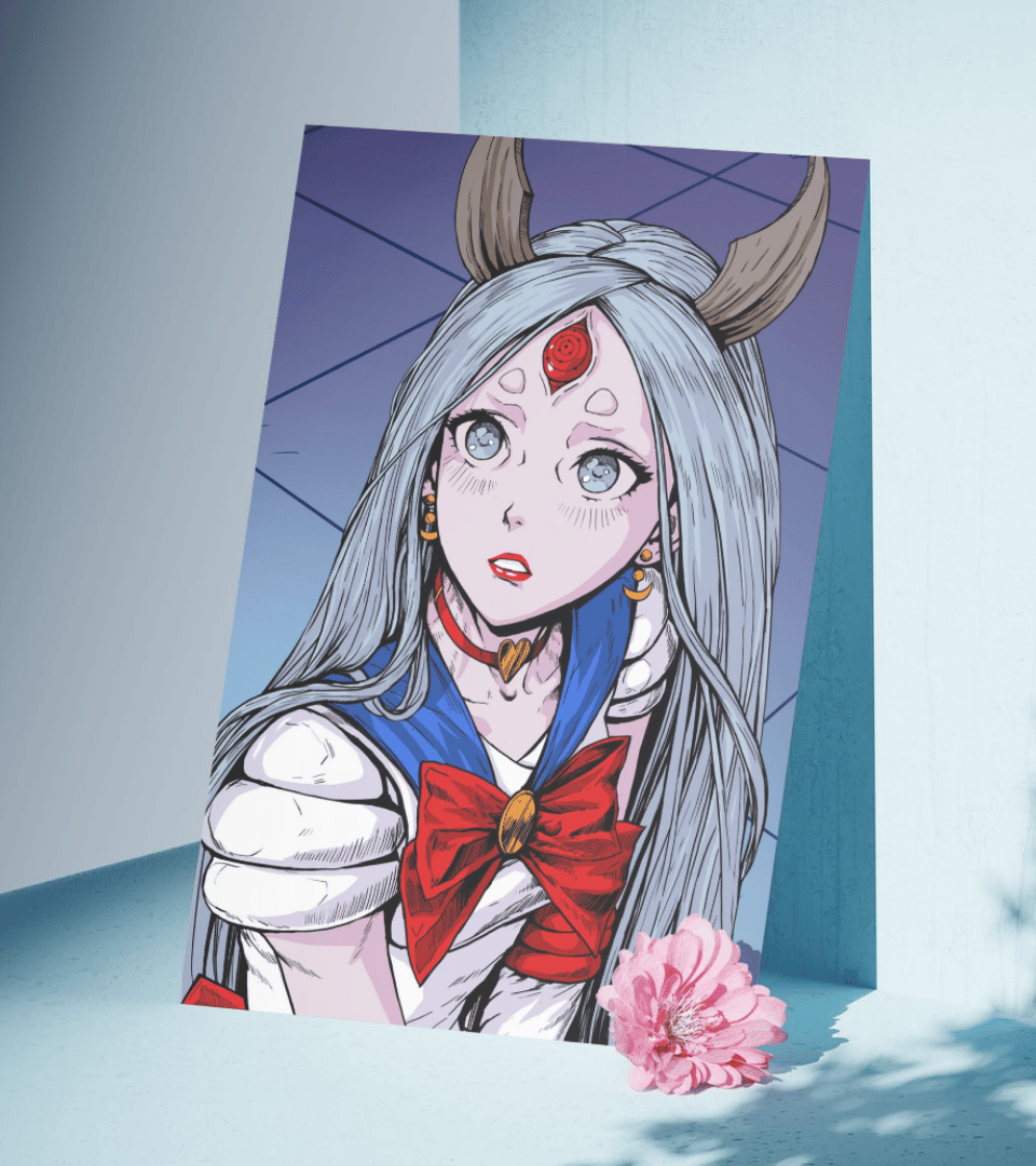 Kaguya Sailor Moon Cosplay Wall Poster | Naruto | Anime Print