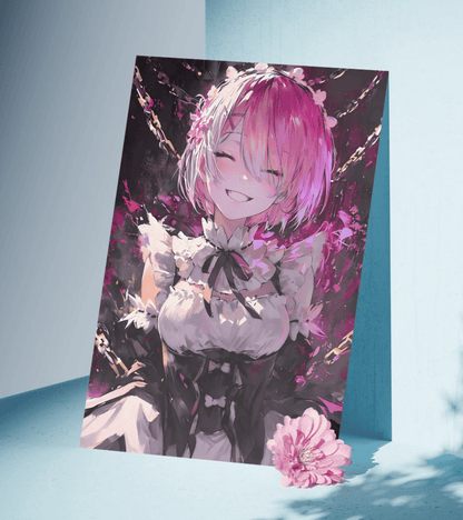 Ram Waifu Wall Poster | Waifu | Anime Print