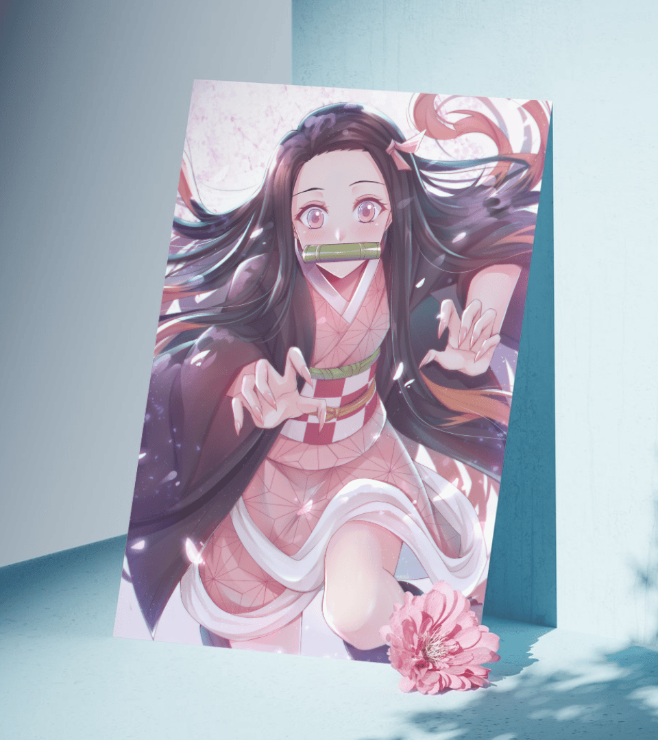 Nezuko Kamado Waifu Wall Poster | Demon Slayer | Anime Print