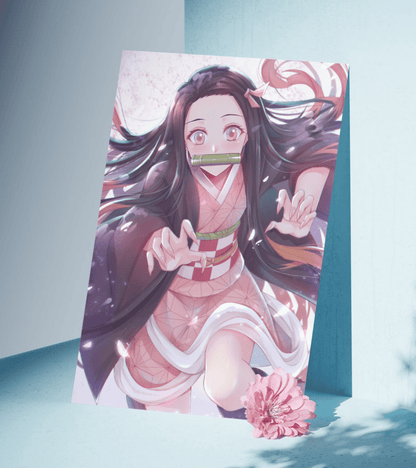 Nezuko Kamado Waifu Wall Poster | Demon Slayer | Anime Print