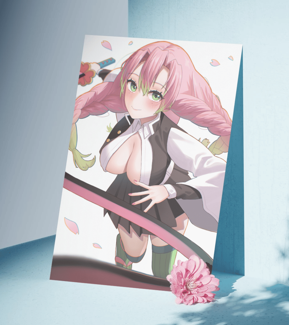 Mitsuri Kanroji Waifu Wall Poster | Demon Slayer | Anime Print