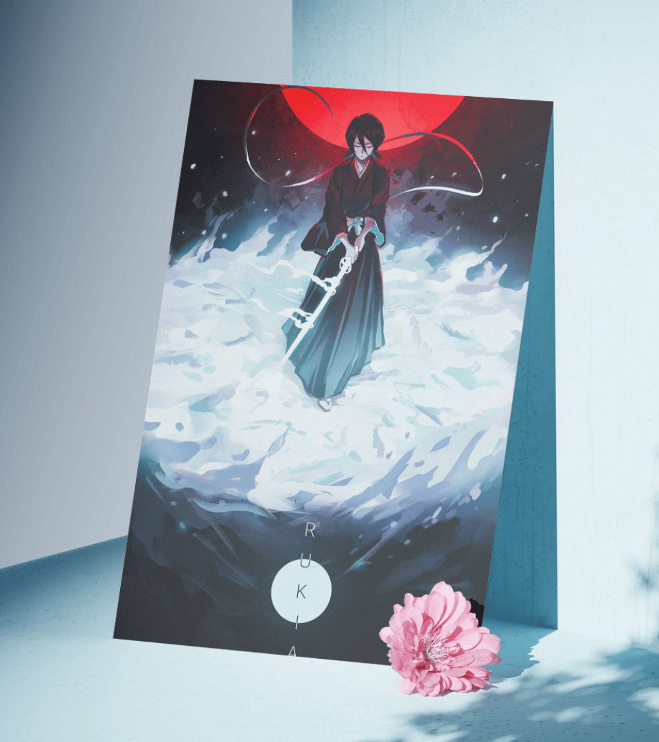 Rukia Waifu Wall Poster | Bleach | Anime Print